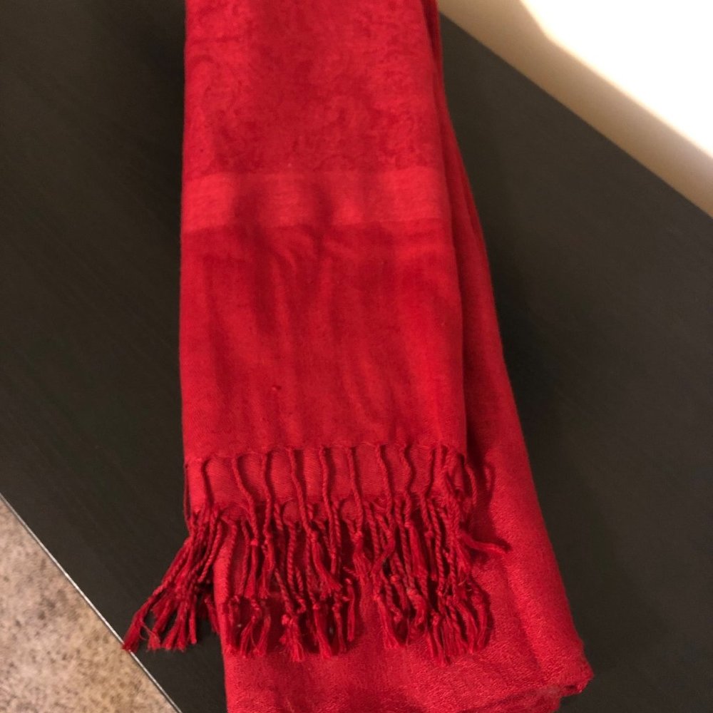 Red Fashion Scarf